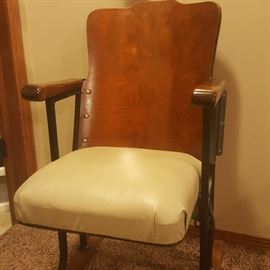 Vintage Theater Chair.