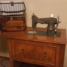 Old Kenmore steel Sewing Machine