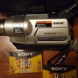Sony Hi8 DVD camera