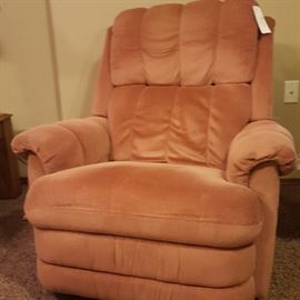 Recliner, mauve color (sorry of the bad pix quality)