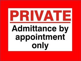 by appt only
