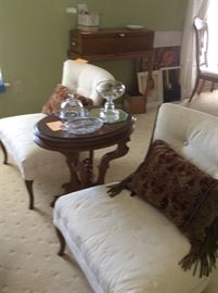 French Provincial chairs with Eastlake table