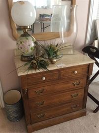 Sweet marble top wash stand