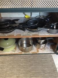 Pots, pans and lids