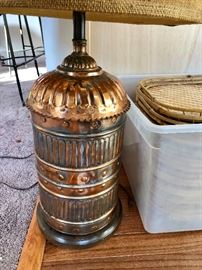 Copper base lamp