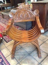 Pair of these bentwood “throne” chairs