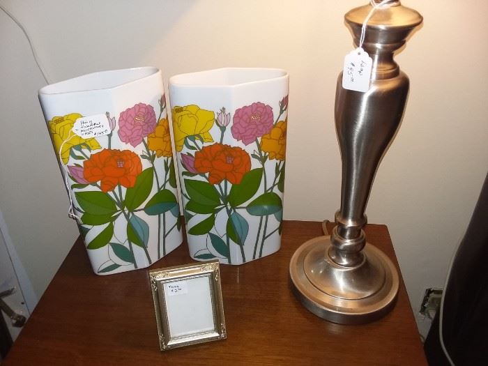 Pair of Mid Century Modern Rosenthal Studio Line Vases