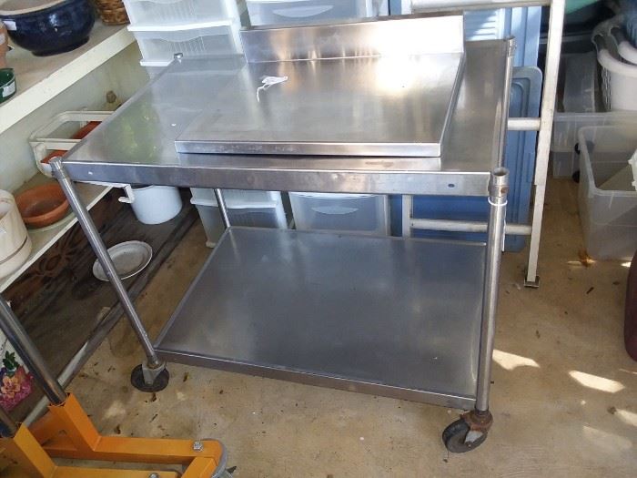 Stainless Steel Industrial Cart