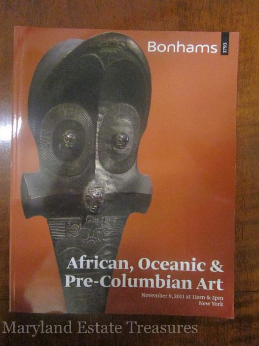Bonhams African Art Auction Catalog.