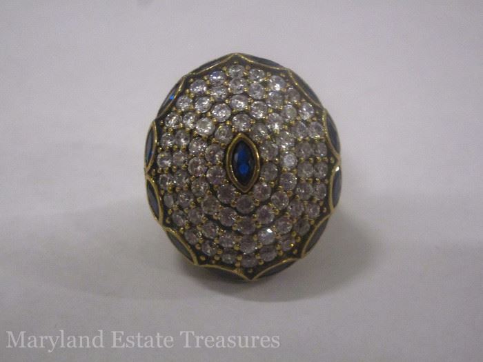 Turkish Ring made with sapphires 