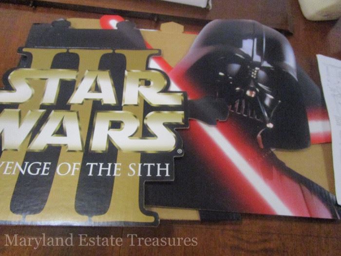 Star Wars Revenge of the Sith cardboard standup marketer