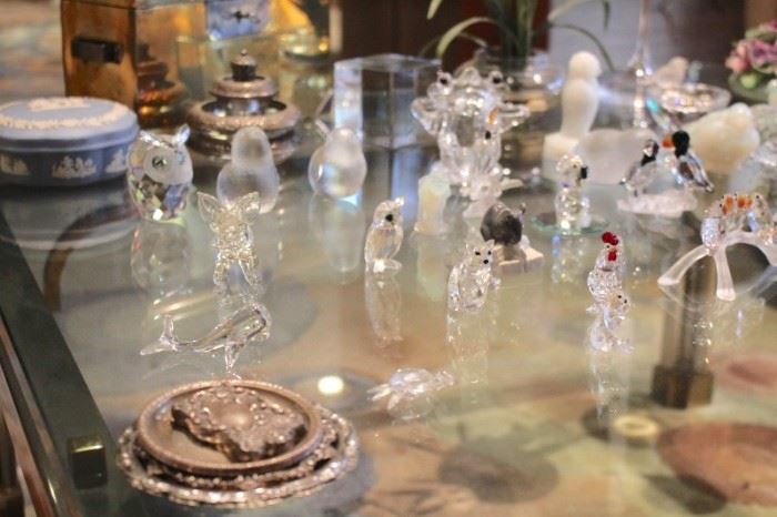 Small Decorative Items such as Swarovski & Lalique