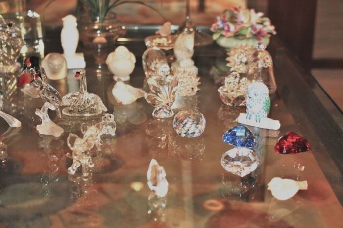 Small Decorative Items such as Swarovski, Lalique and more