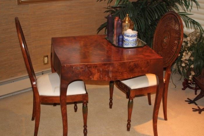 Game Table with 2 Chairs