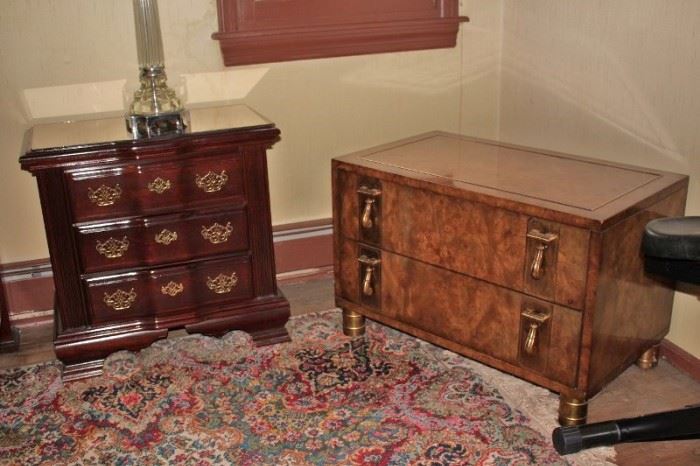 Side Table and Chest