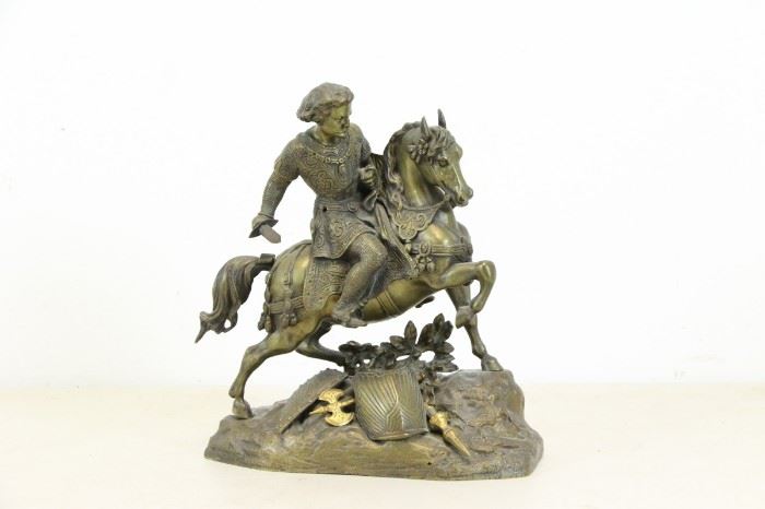 An Antique Russian Bronze of Peter The Great