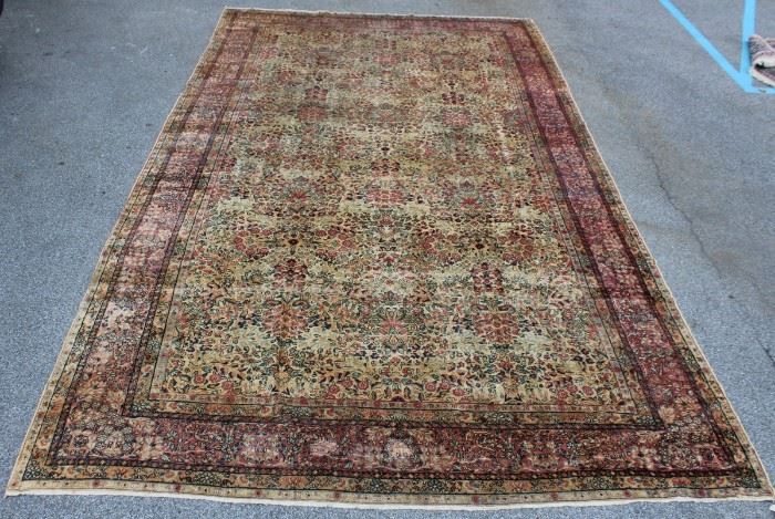 Antique and Finely Hand Woven Kerman Carpet