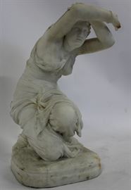 CAMBOS Jean Jules Signed Marble Sculpture