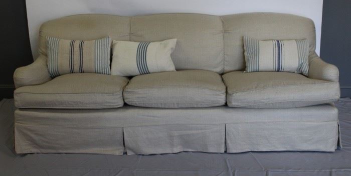 George Smith Slip Covered Sofa