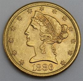 GOLD S Gold Liberty Head Coin