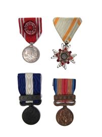Group of Japanese Merit Medals