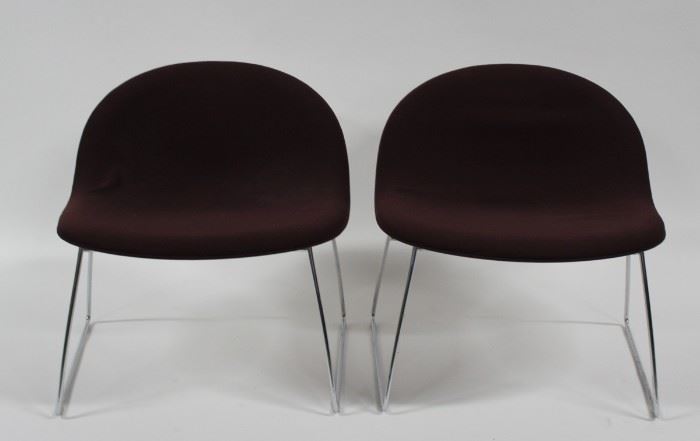 KOMPLOT Design Pair of Low Chairs