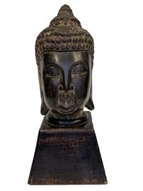 Limestone Head of Buddha Nepal 