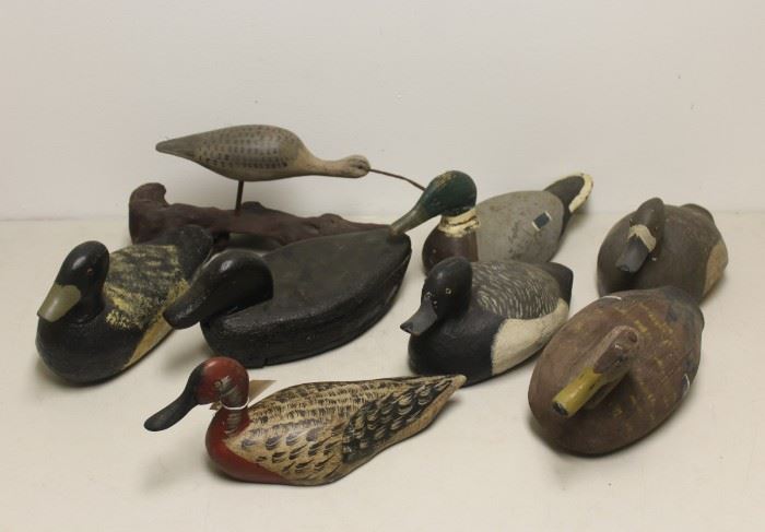 Lot of Antique Duck Decoys