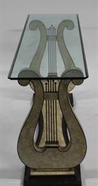 MIDCENTURY Tessalated Marble Lyre Form
