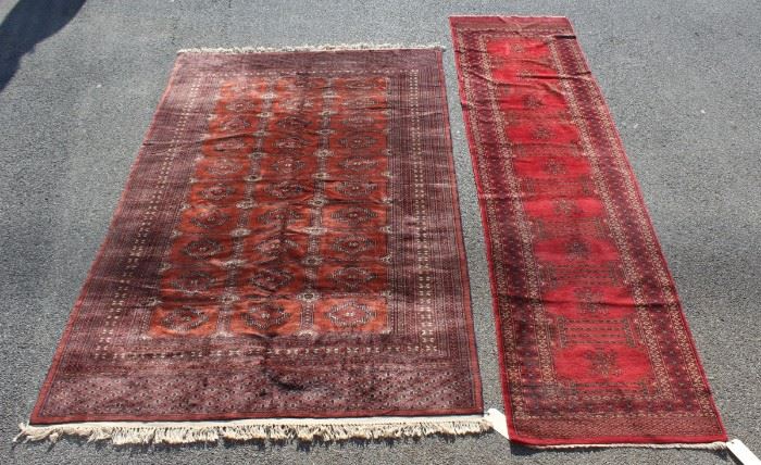 Vintage Finely Hand Woven Runner Area Carpet