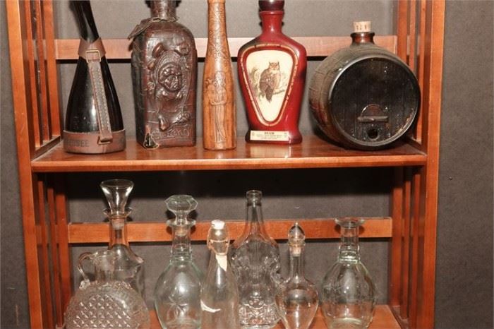 1. Miscellaneous Lot of Decanters and Bottles