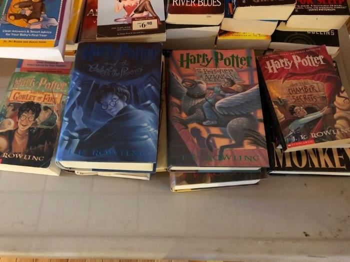 lots of books harry potter
