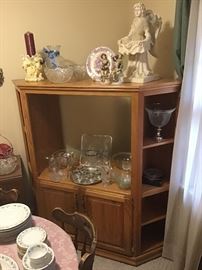 Corner TV cabinet crystal and more