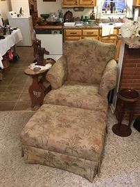 Chair and ottoman