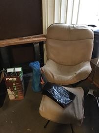 chair and ottoman