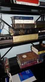 HUGE BOOK COLLECTION, ESPECIALLY OLD BIBLES