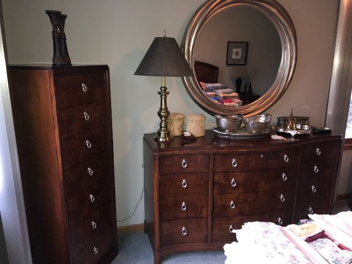 Thomasville Lingerie chest (7 drawers), and long dresser.  Mirror priced separately