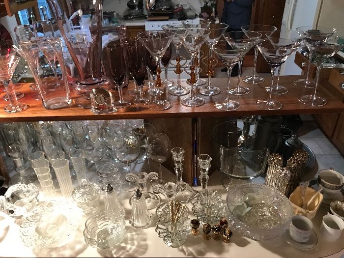 stemware and other glassware