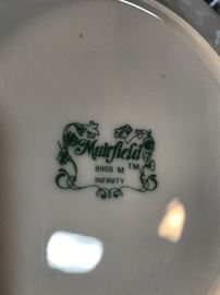 Back stamp on dishes