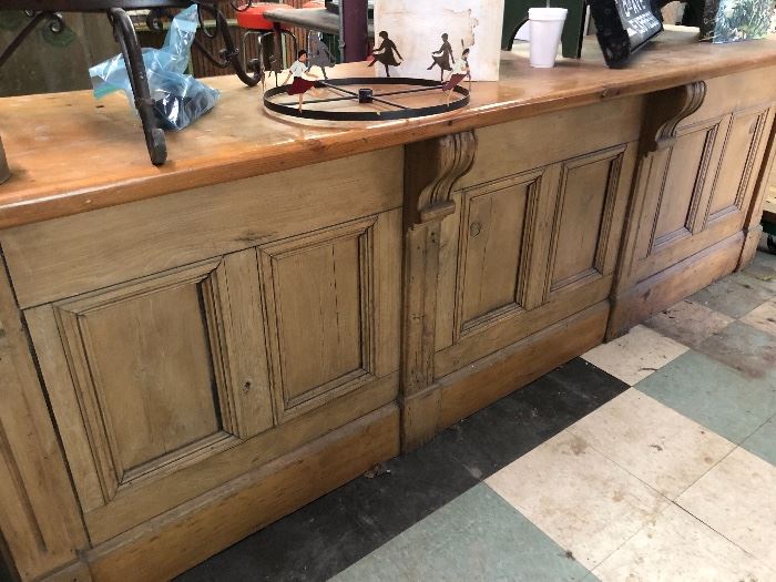 Antique Store Counter