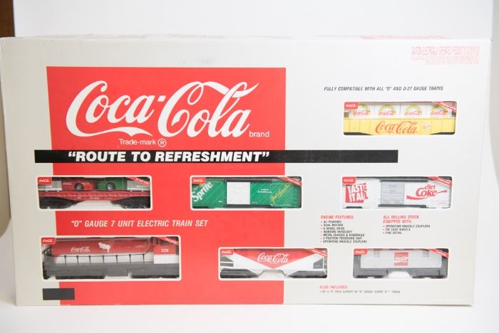 Coca-Cola “Route To Refreshment”-O Gauge 7 Unit Train Set