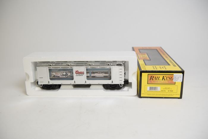 MTH Rail King Coors Light Operating Action Car