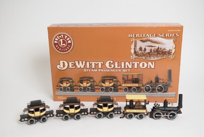 Lionel DeWitt Clinton Steam Passenger Train Set.            6-11164
