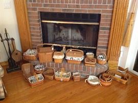 Many Longeberger Baskets