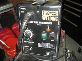 Chicago Electric - Flux Wire Welder - Model 61849 - w/Welding Cart