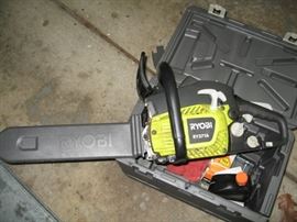Ryobi - Chainsaw w/Hard Case - Model RY3716