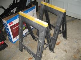 Plastic Folding Saw Horses