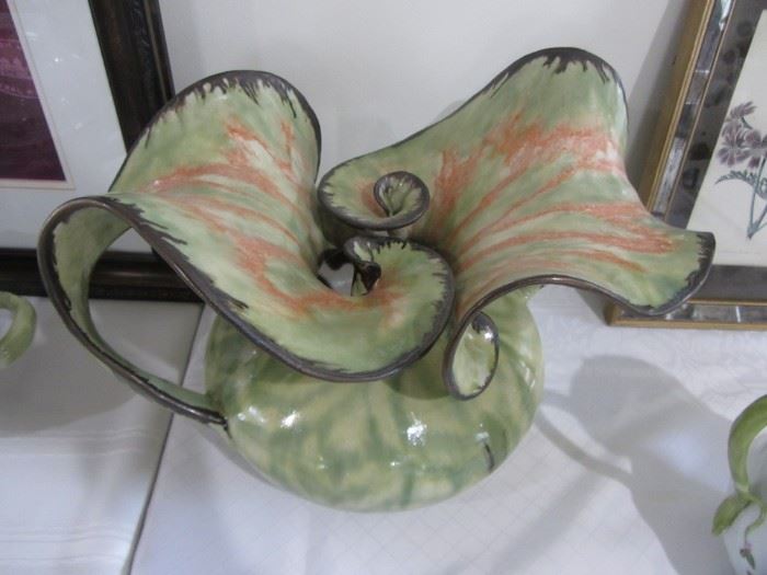 Art Pottery Vase Pitcher