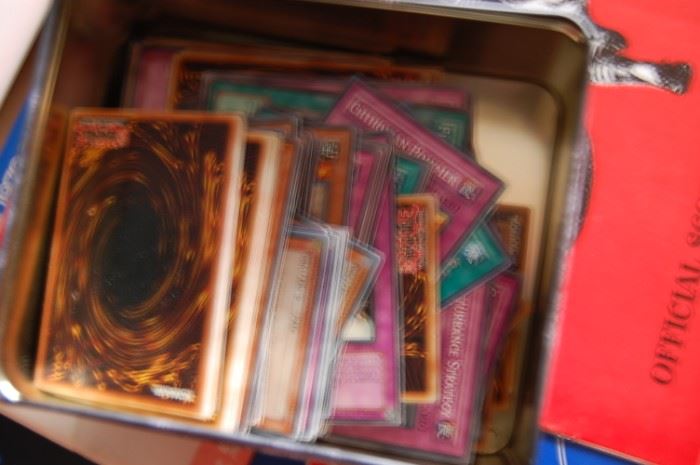 Pokemon and Yugioh cards