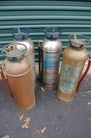 Vintage fire extinguishers 